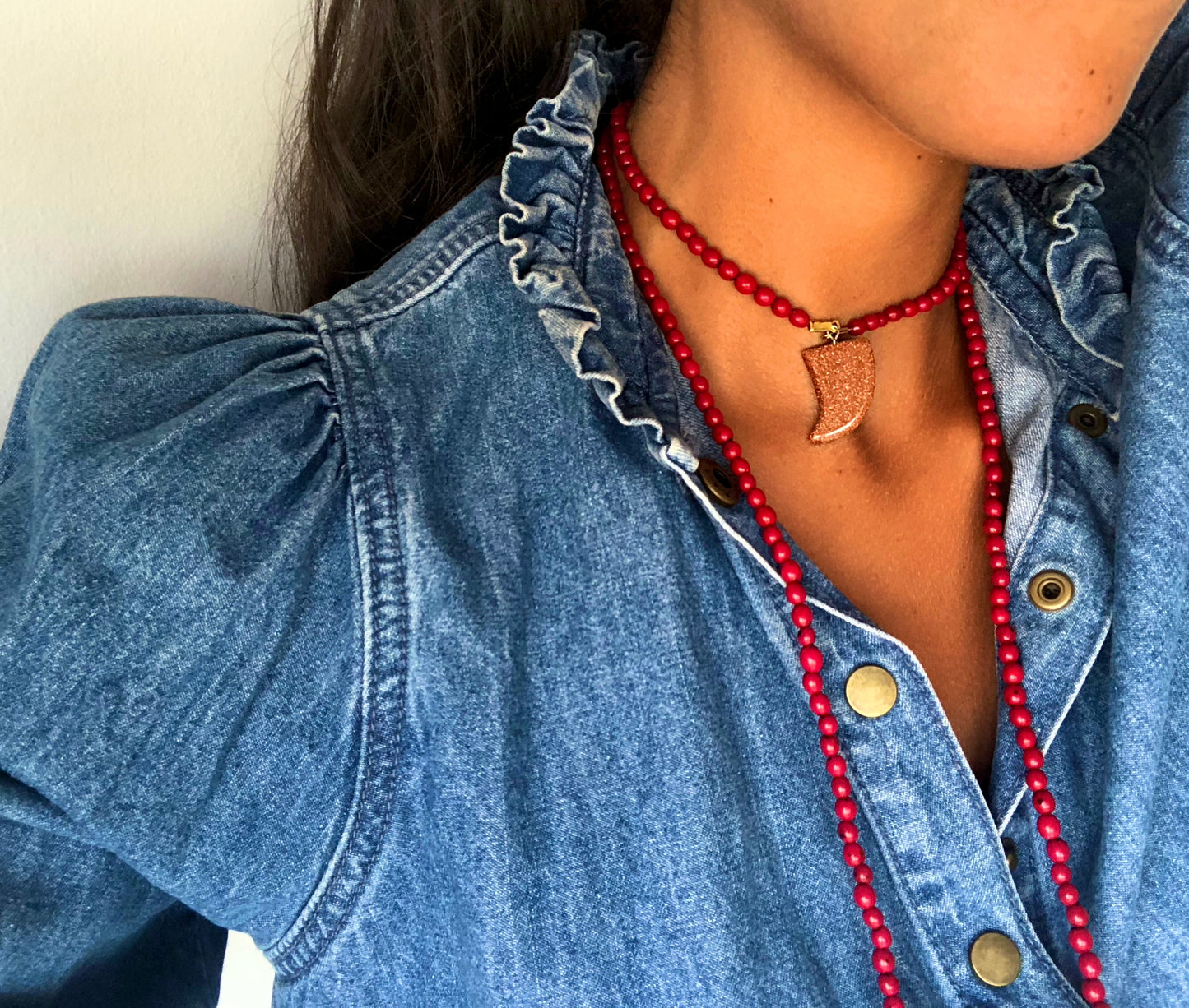 Collar Inti -  Rojo