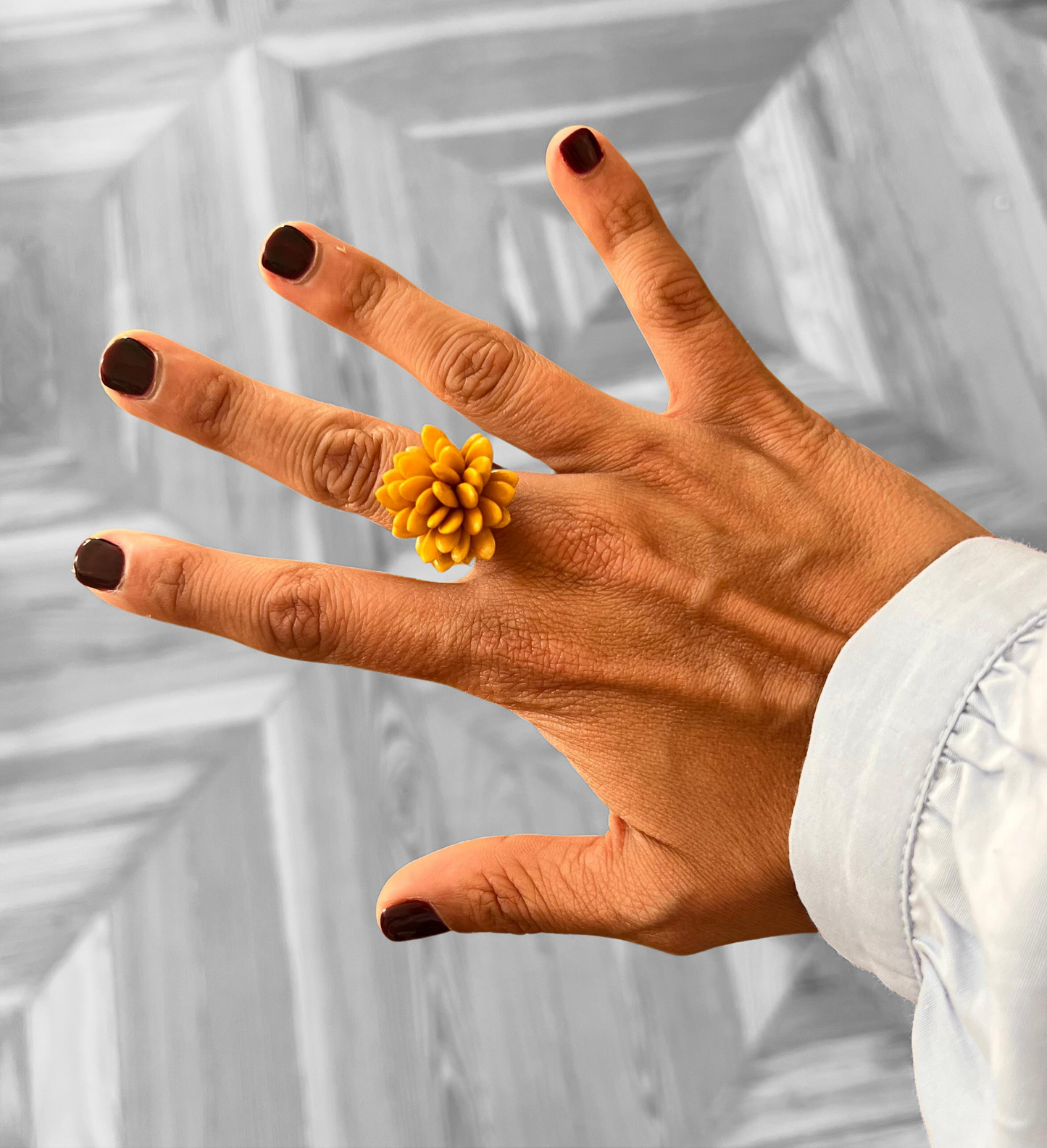 Anillo Tapé - Amarillo