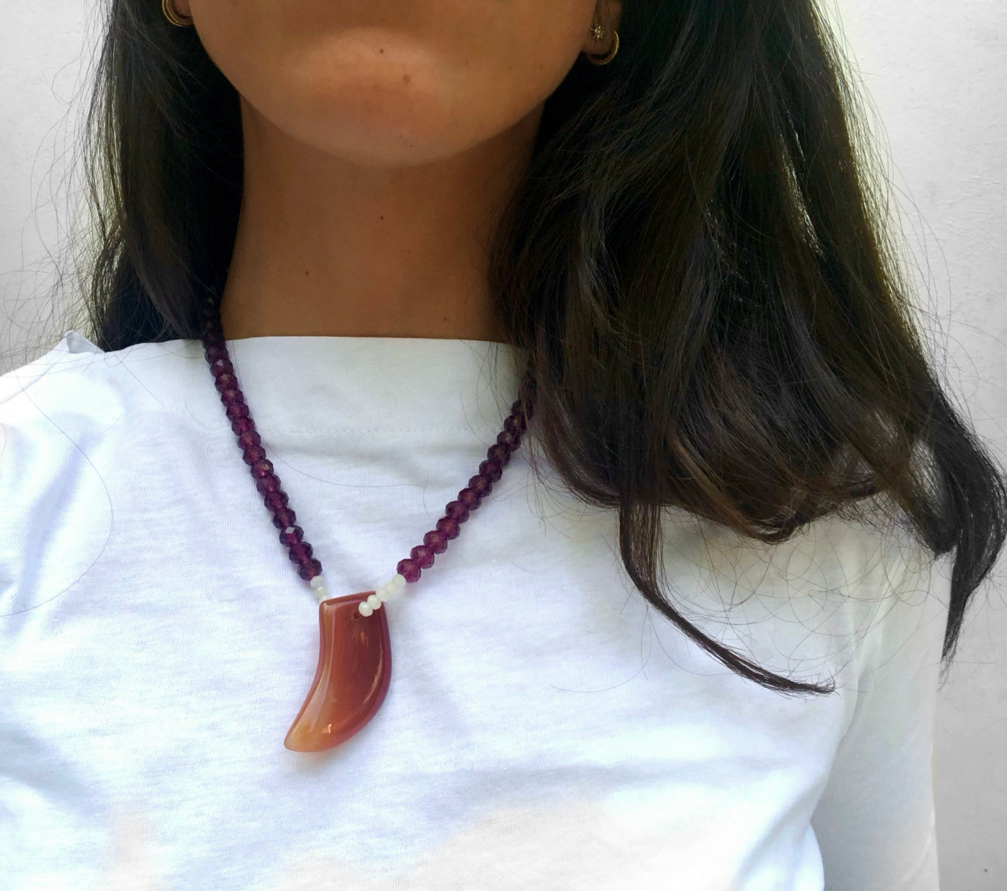 Collar Luna - Ámbar